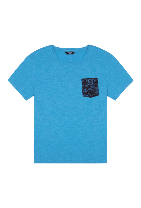 Pocket T-Shirt - Tranquil Blue