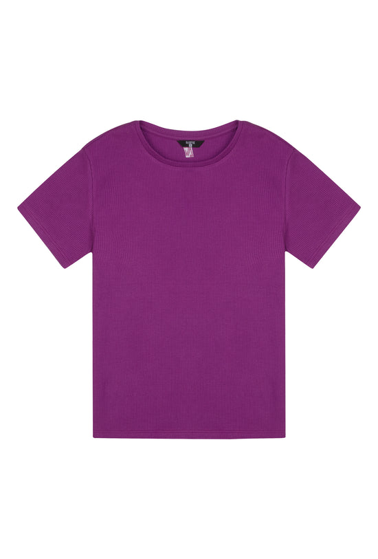 Waffle T-shirt - Sparkling Grape