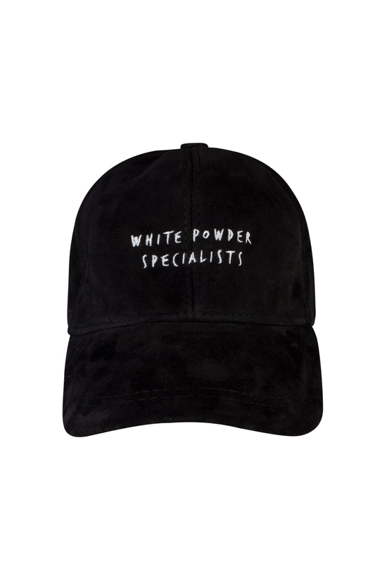 White Powder Specialists Süet Deri Şapka