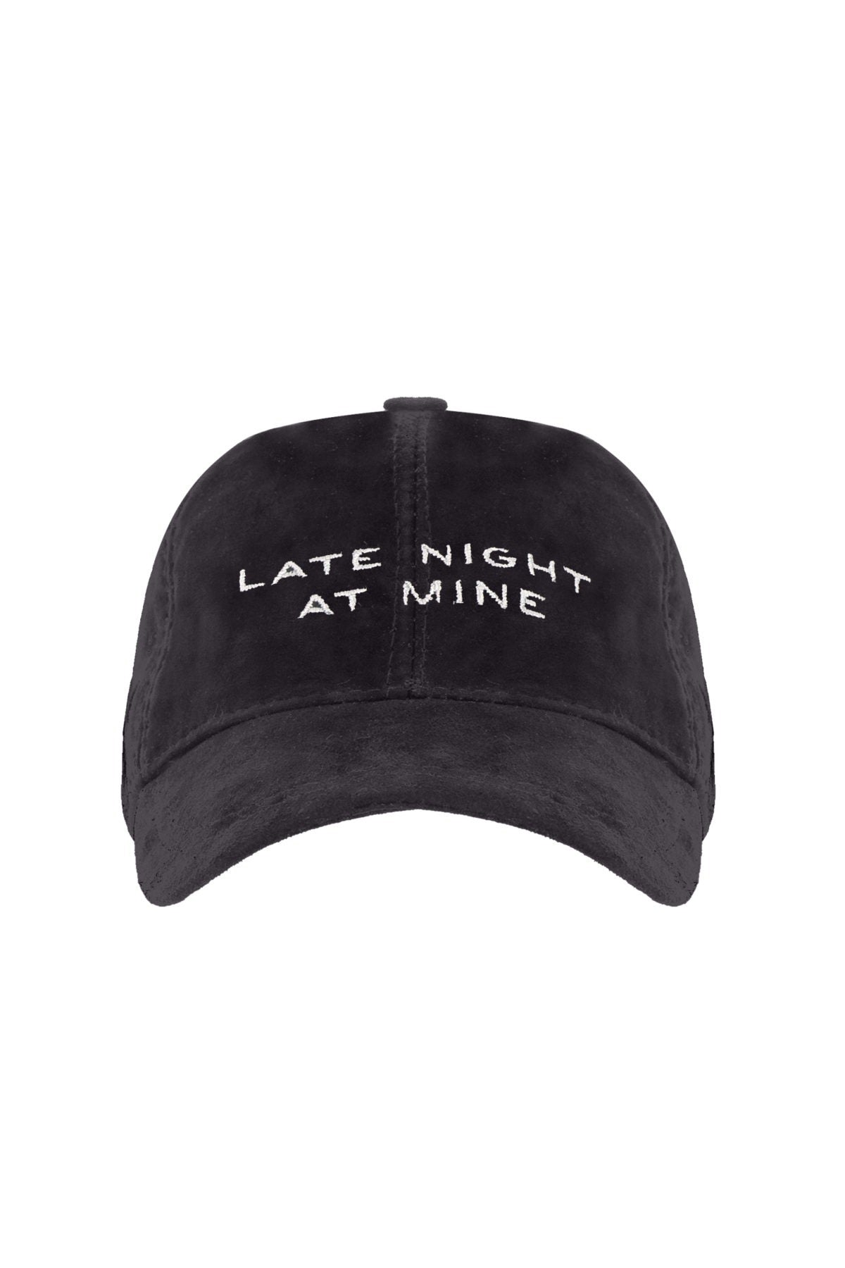 Late Night At Mine Suede Leather Hat
