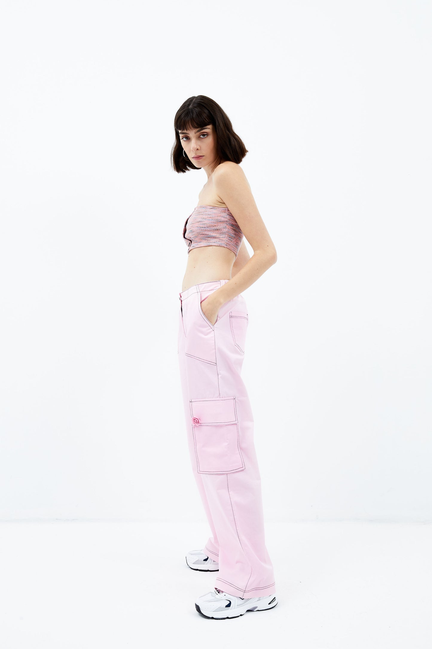 Lotus Bandeau - Pembe Gökkuşağı
