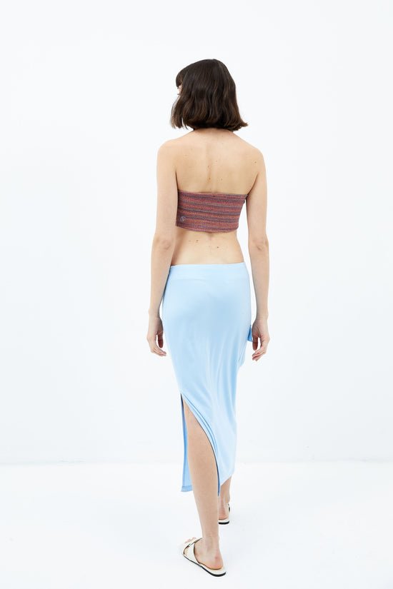 Orchid Long Skirt - Blue Bell