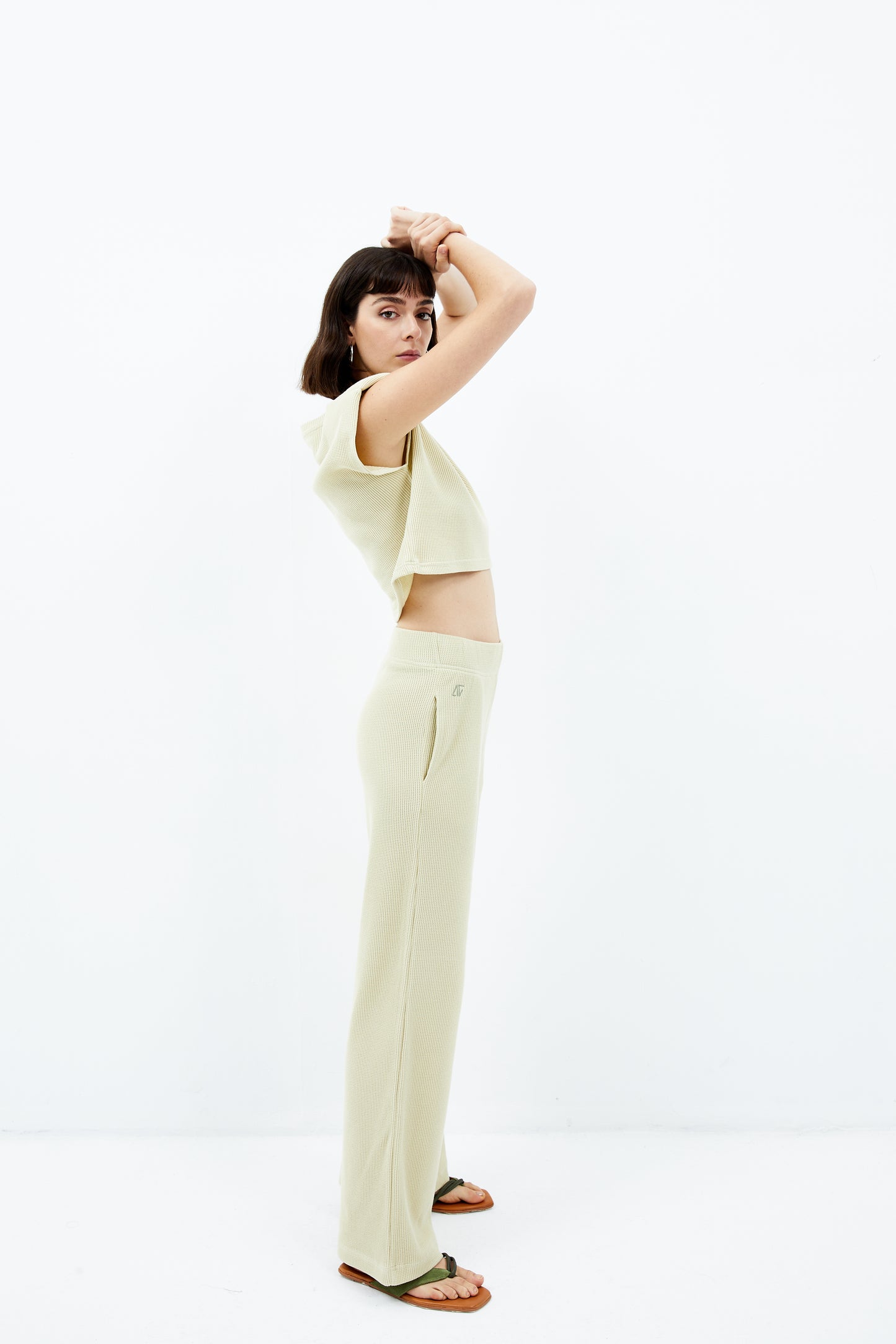 Jasmine Straight Leg Sweatpants - Green Haze