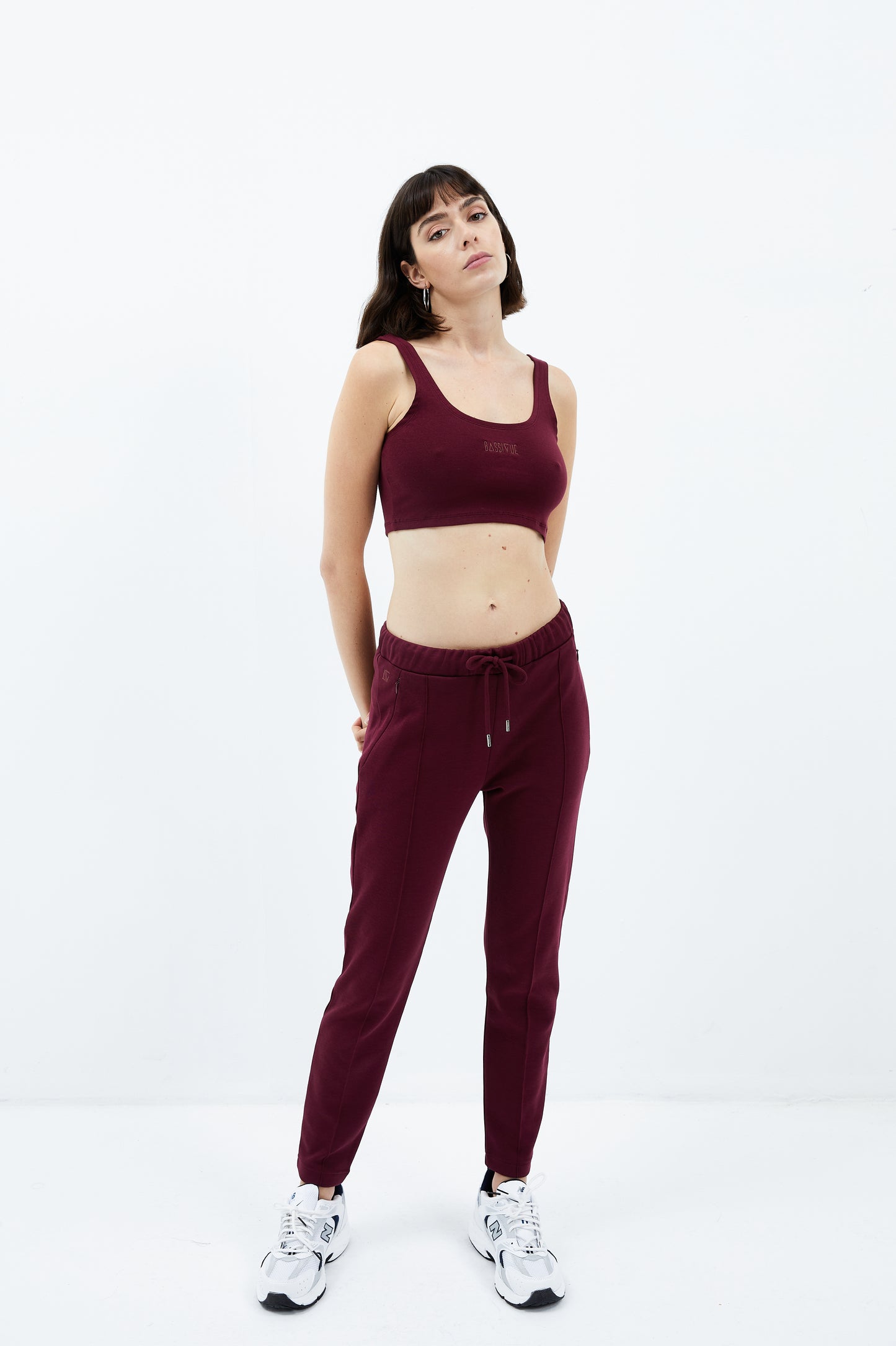 Cotton Classic Sweatpants - Tawny Port