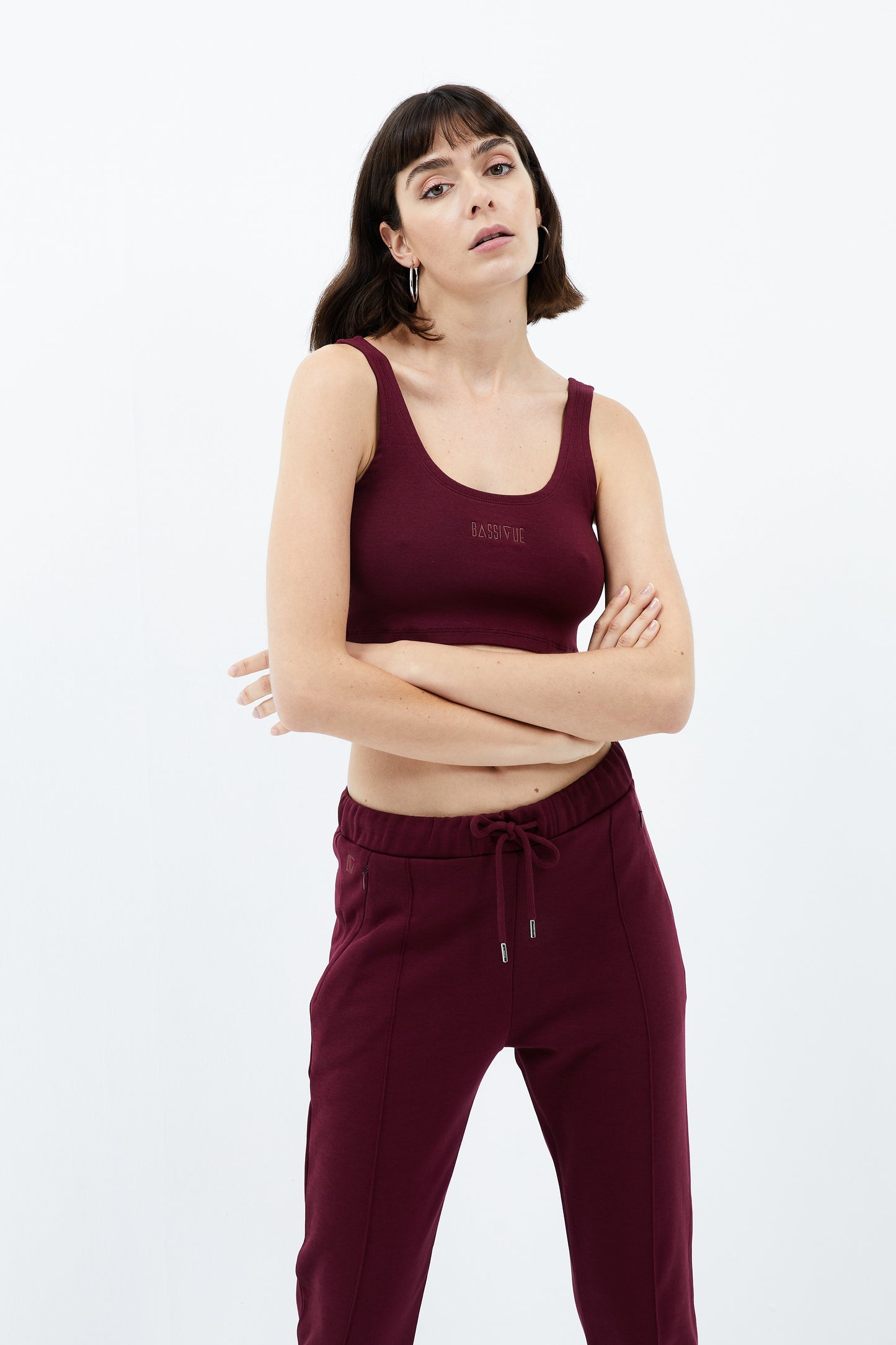  Crop Top - Bordo