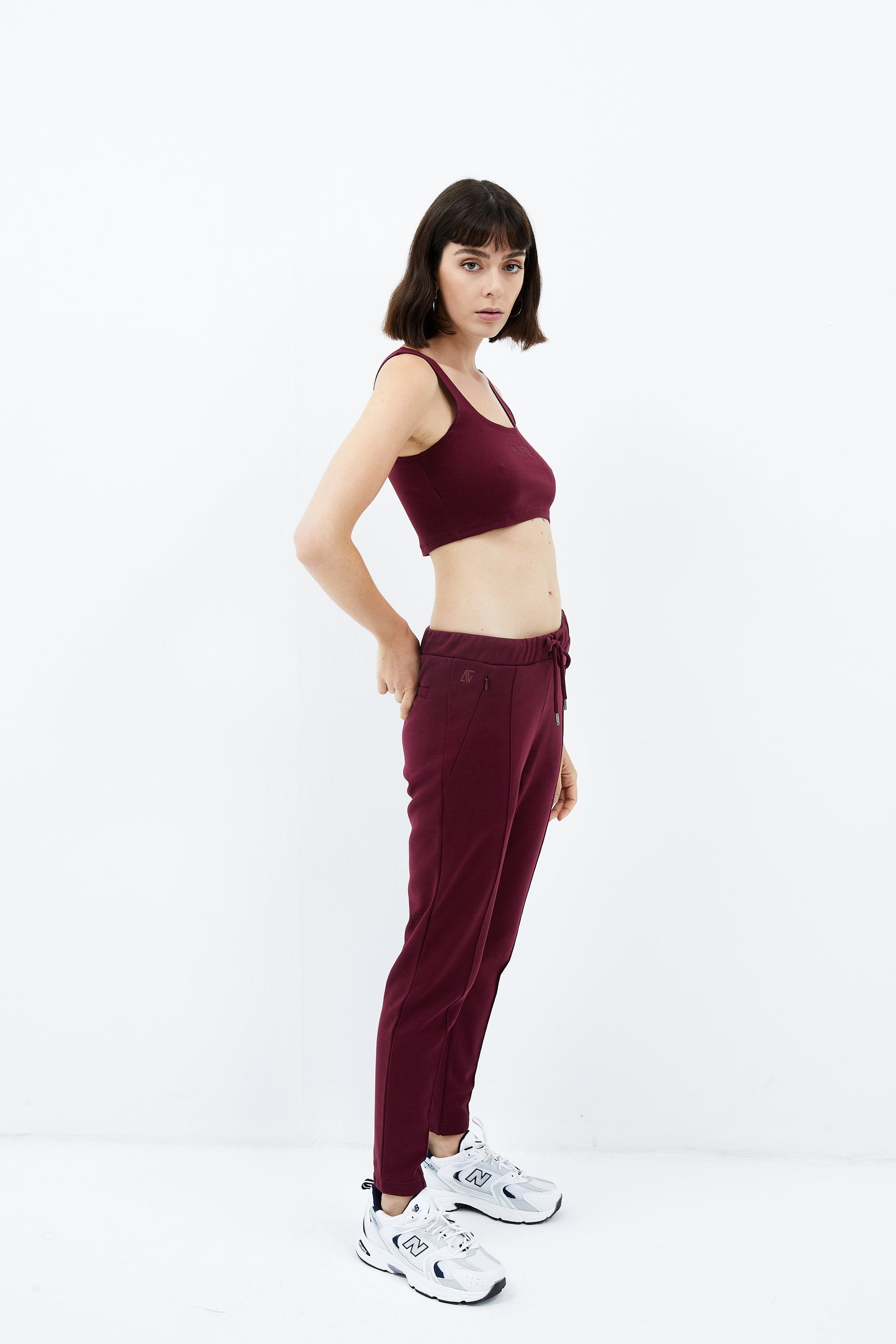 Cotton Tank Top - Tawny Port