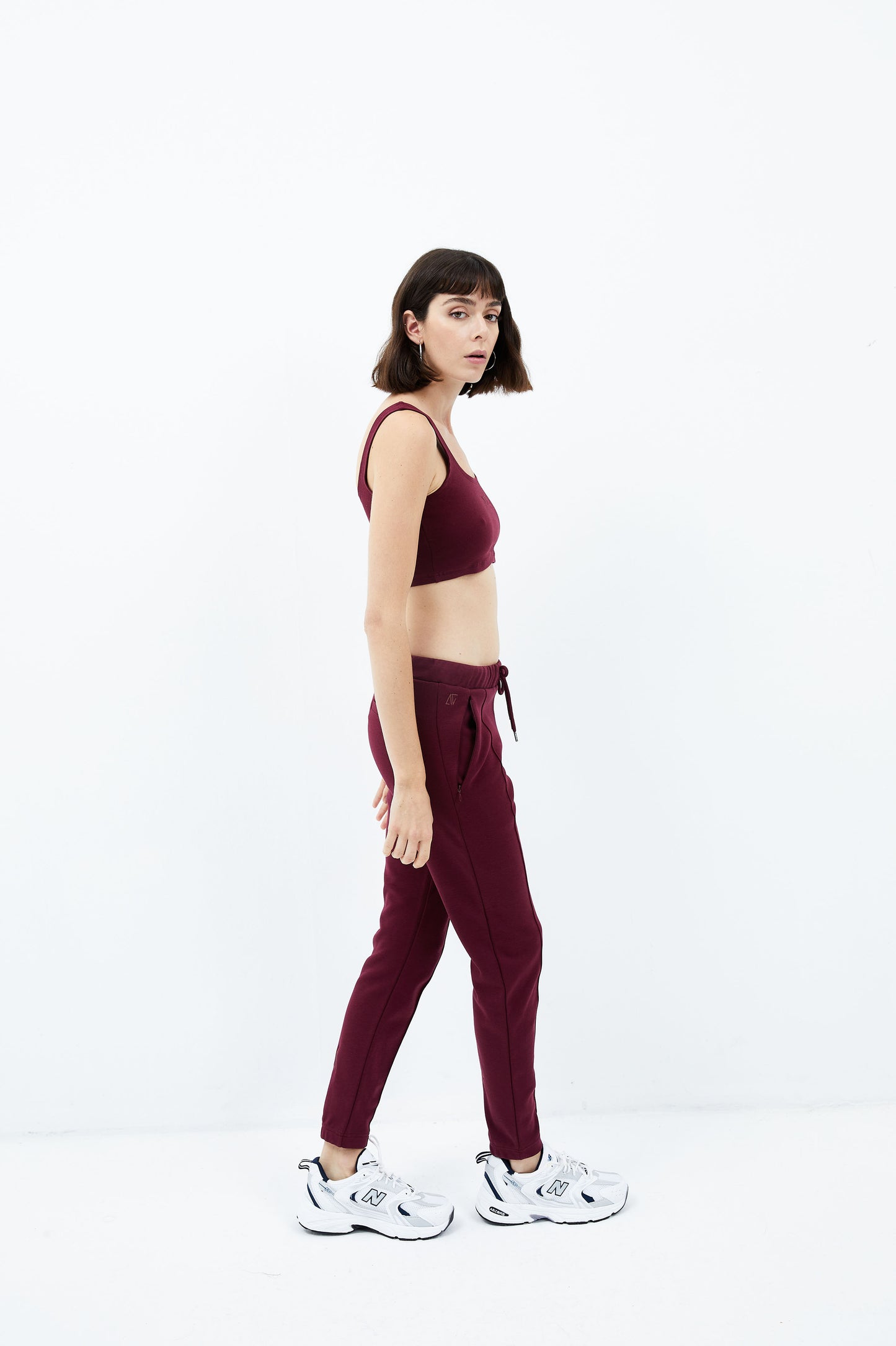 Cotton Classic Sweatpants - Tawny Port