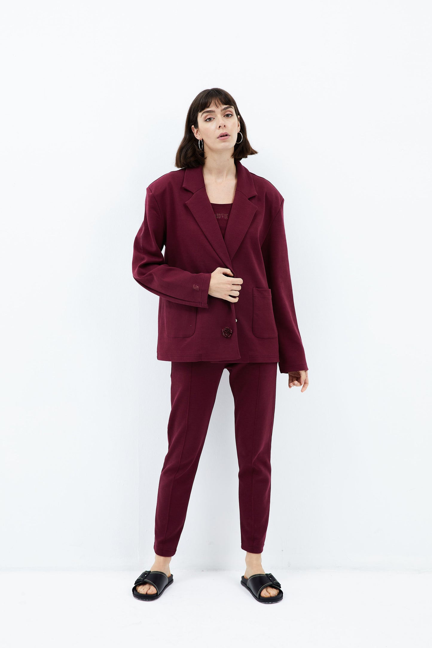 Daisy Blazer - Tawny Port