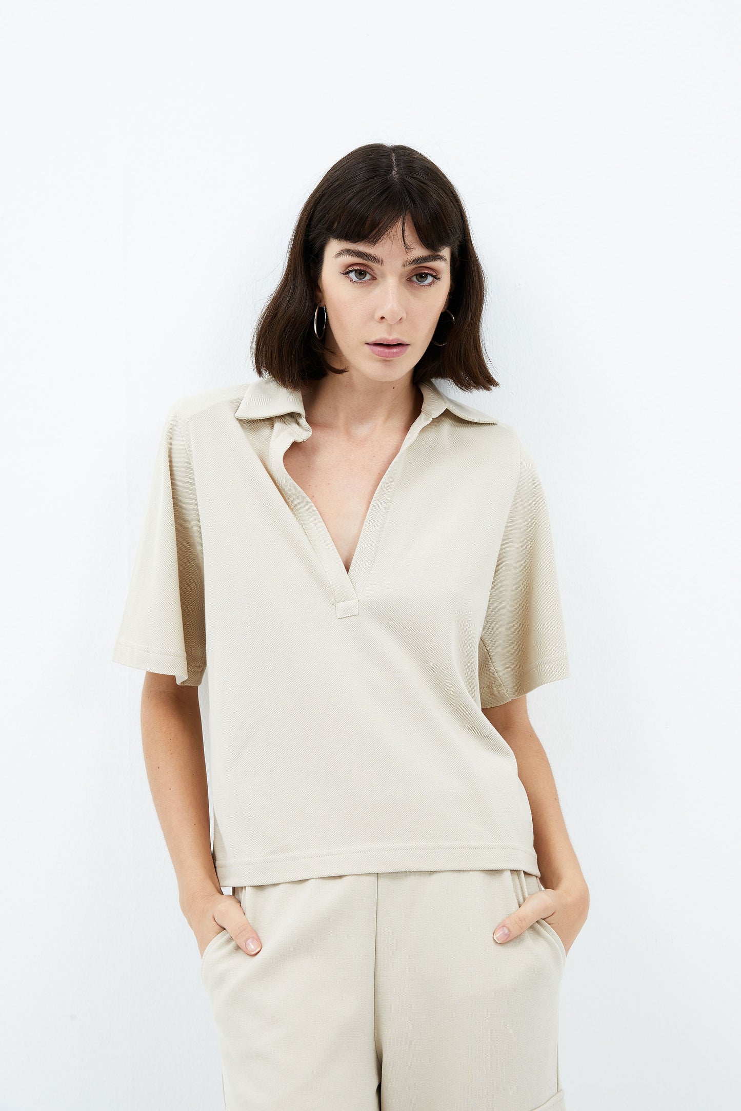 Daisy Vatka Polo - Light Taupe