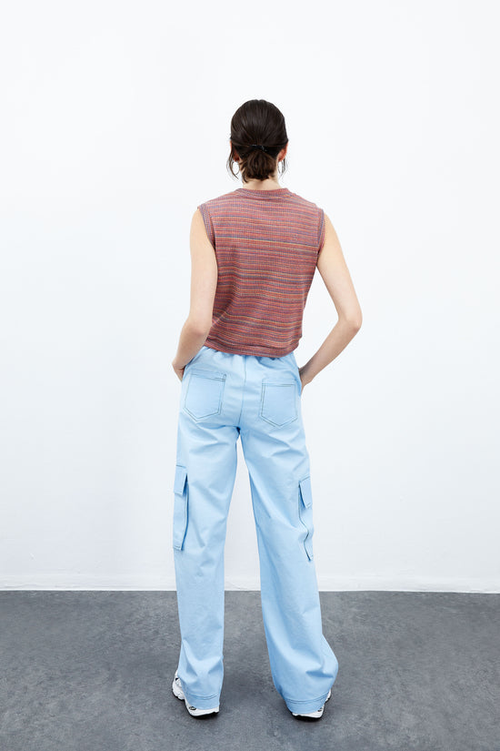 Magnolia Cargo Pants - Blue Bell