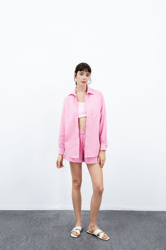 Cosmos Long Shirt - Bubblegum