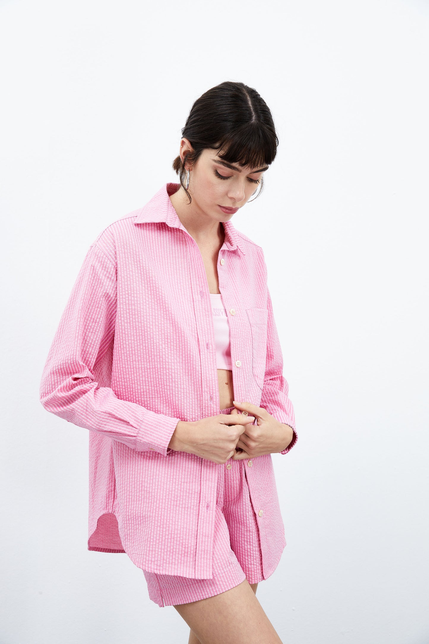 Cosmos Long Shirt - Bubblegum