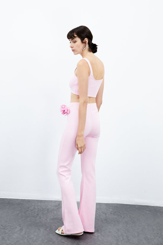 Poppy Flare Sweatpants - Orchid Pic