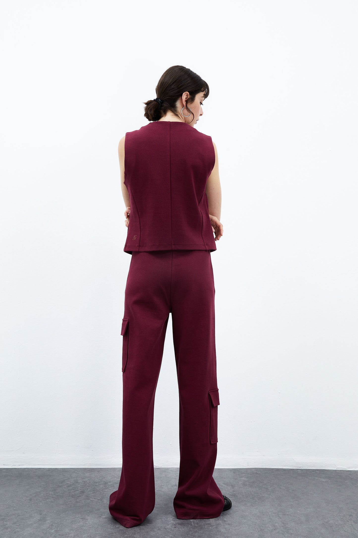 Daisy Cargo Sweatpants - Tawny Port