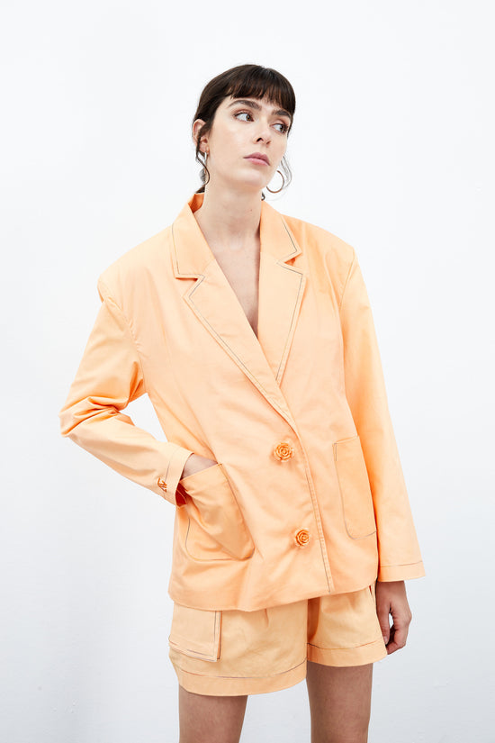 Magnolia Blazer - Peach Cobbler