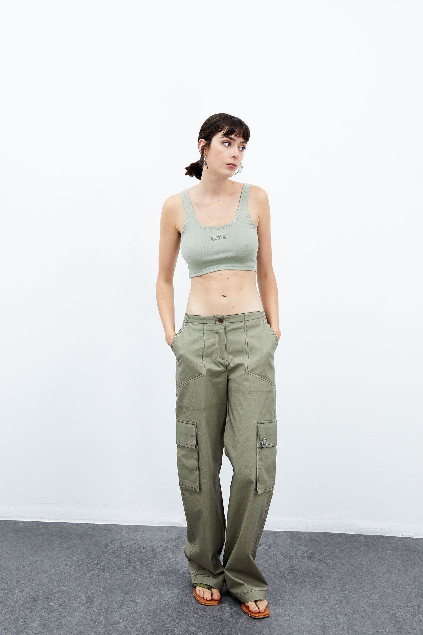 Magnolia Cargo Pants - Sea Grass