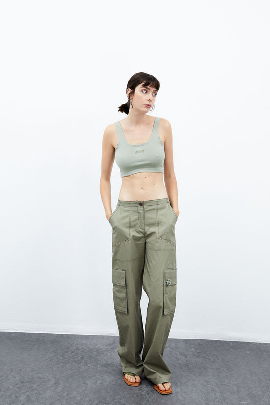 Magnolia Cargo Pants - Sea Grass