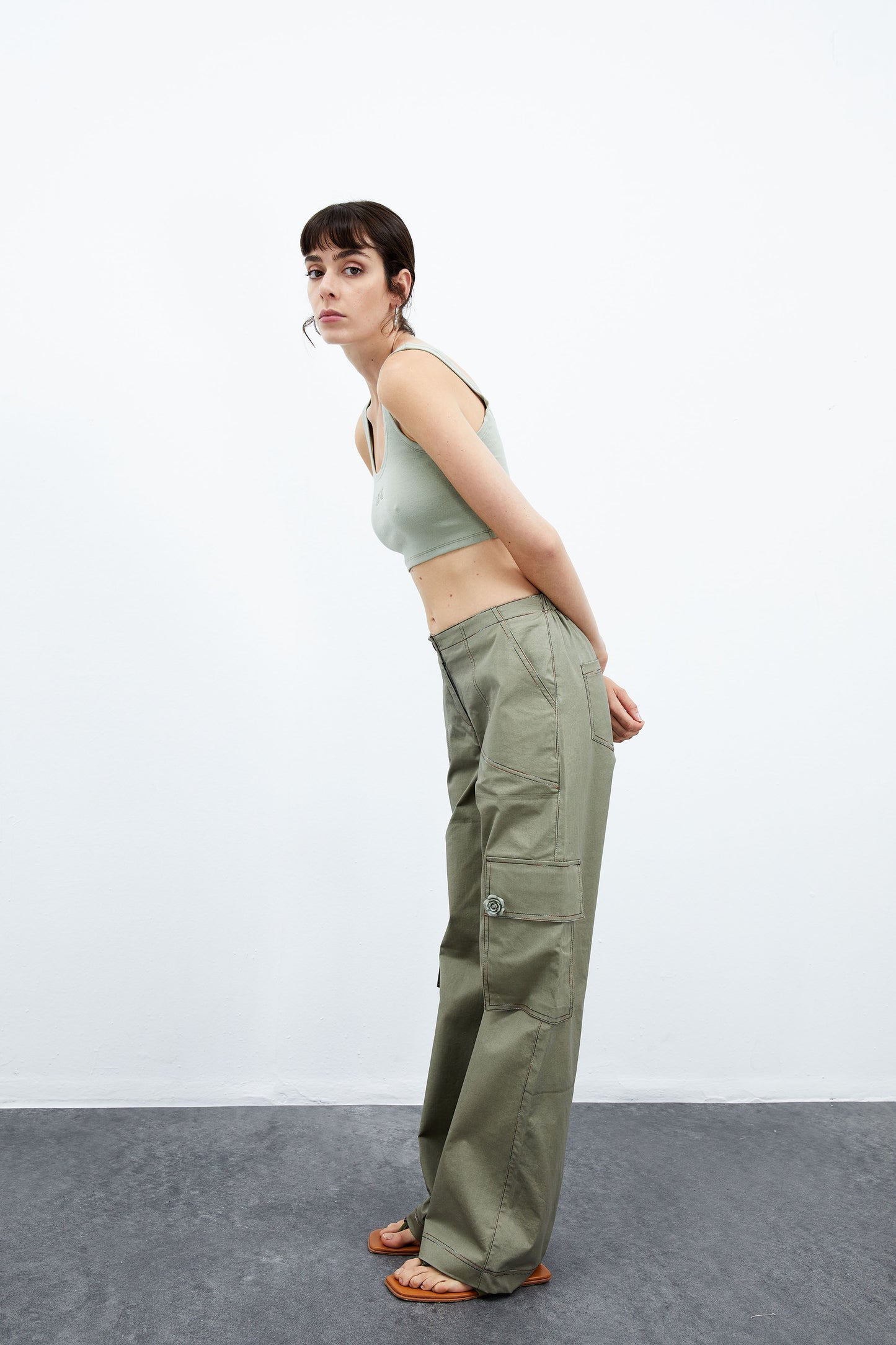 Magnolia Cargo Pants - Sea Grass