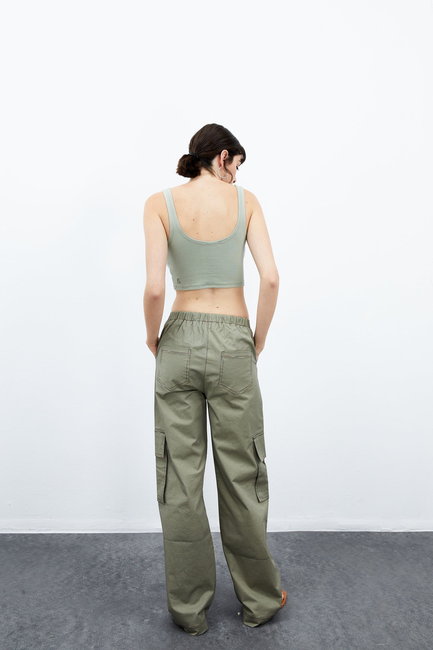 Magnolia Cargo Pantolon - Su Yeşili