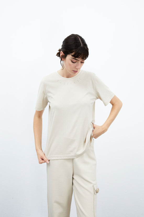 Iris T-Shirt - Light Taupe