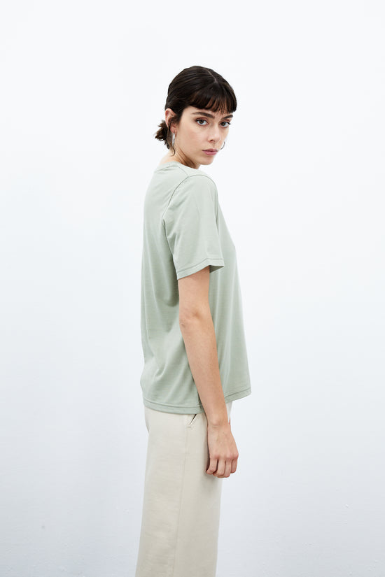 Iris T-shirt - Su Yeşili