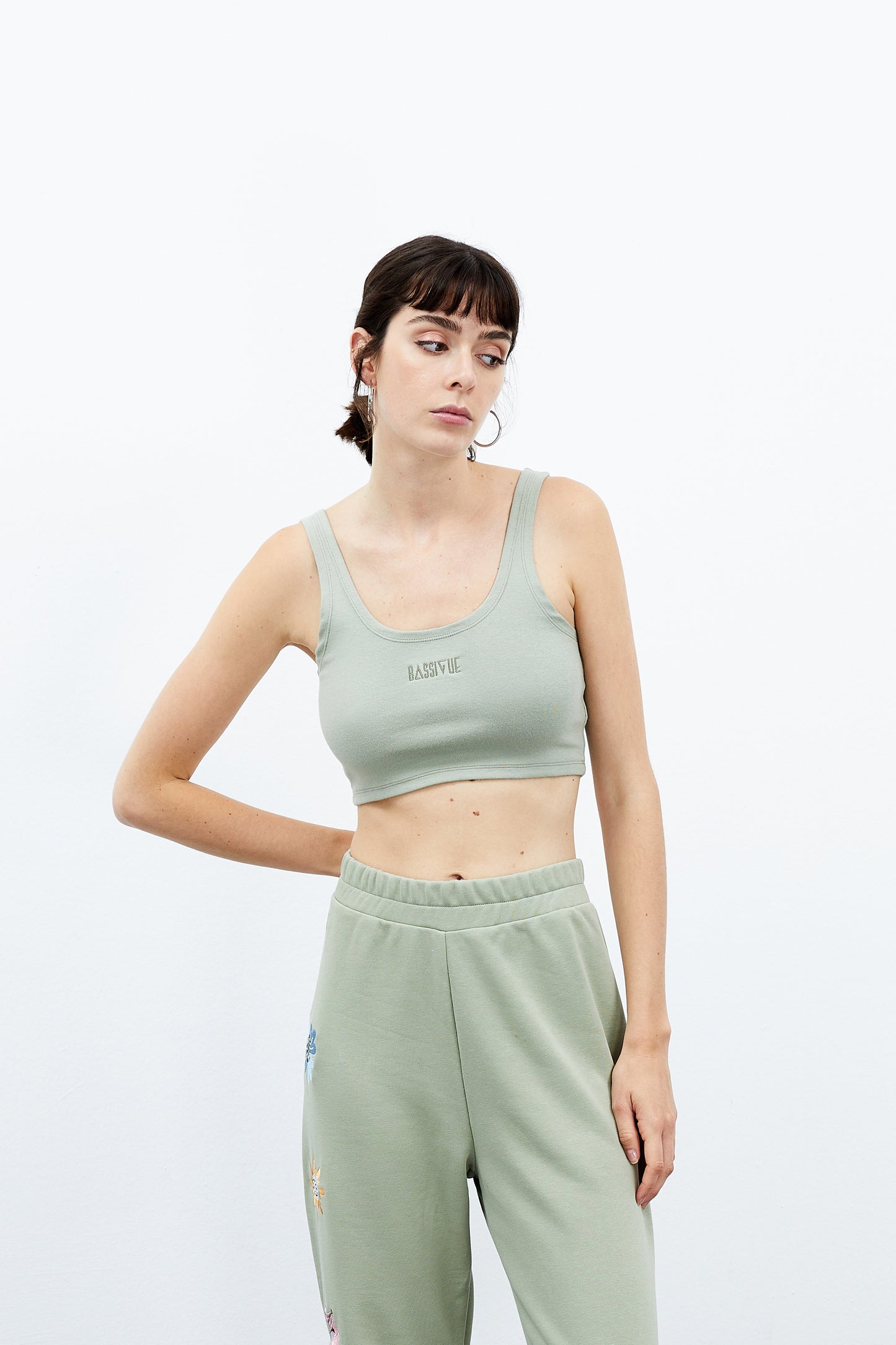 Iris Tank Top - Sea Grass