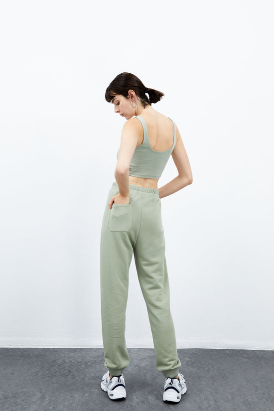 Iris Oversize Sweatpants - Sea Grass