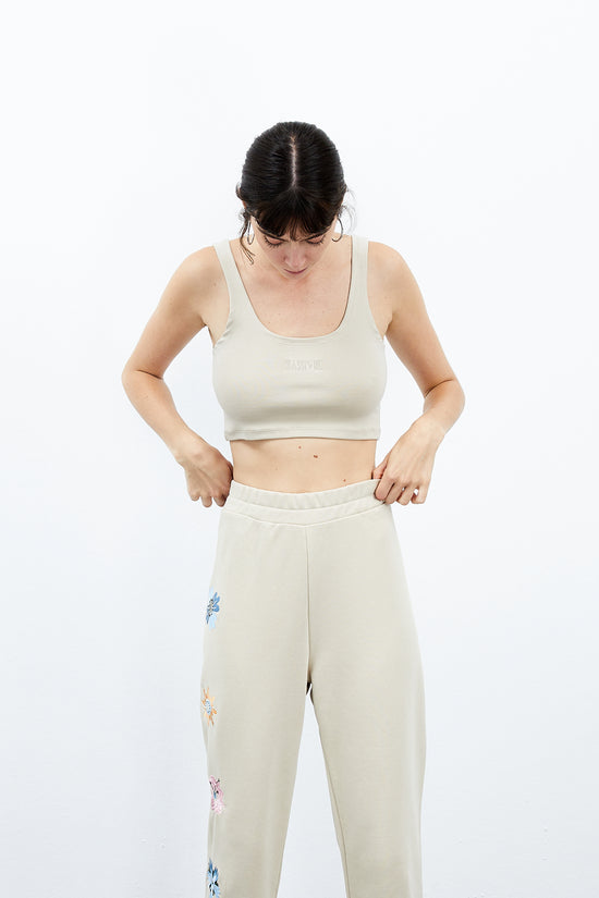 Iris Crop Top - Krem