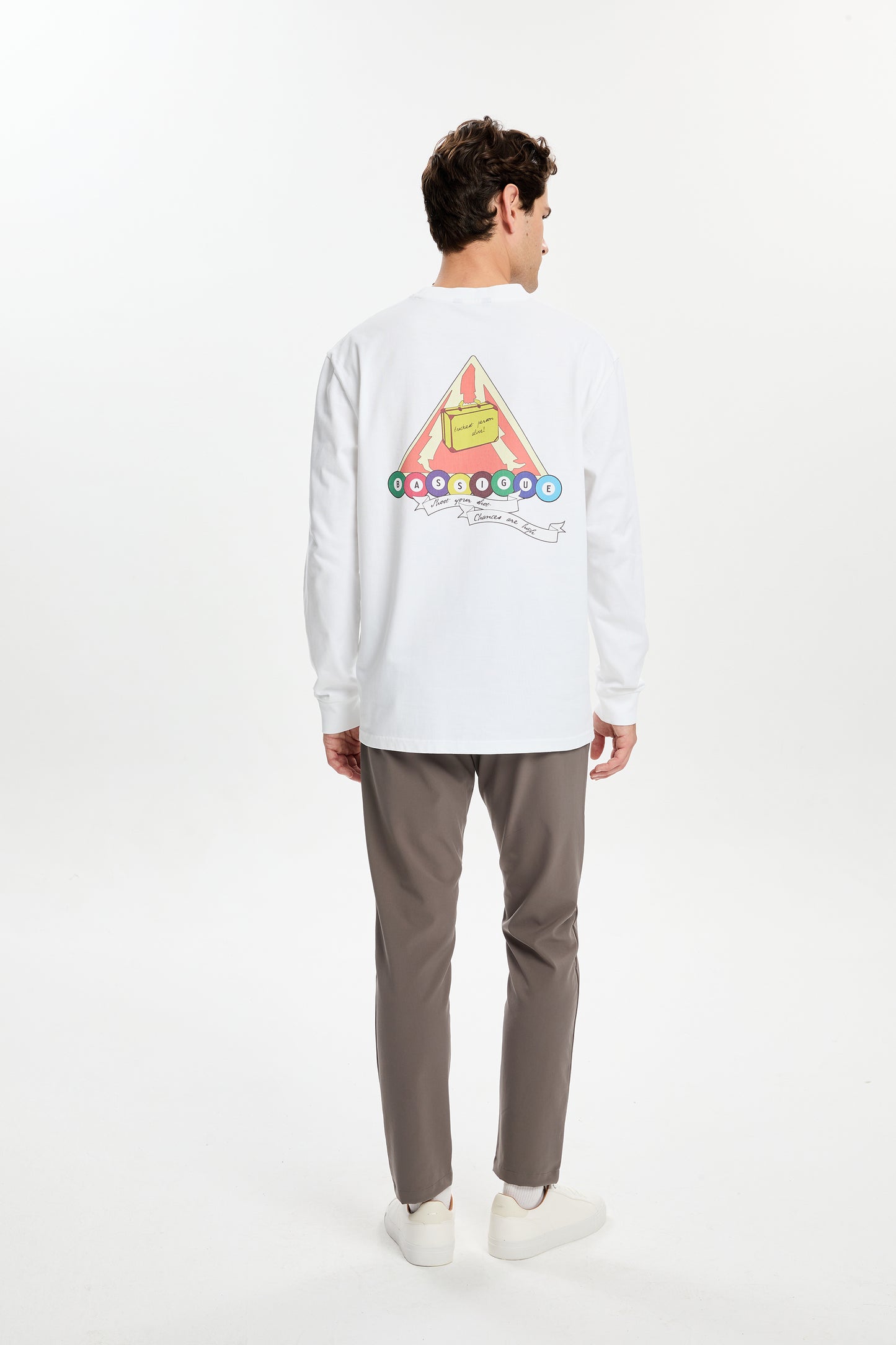 Casino Print Long Sleeve T-Shirt