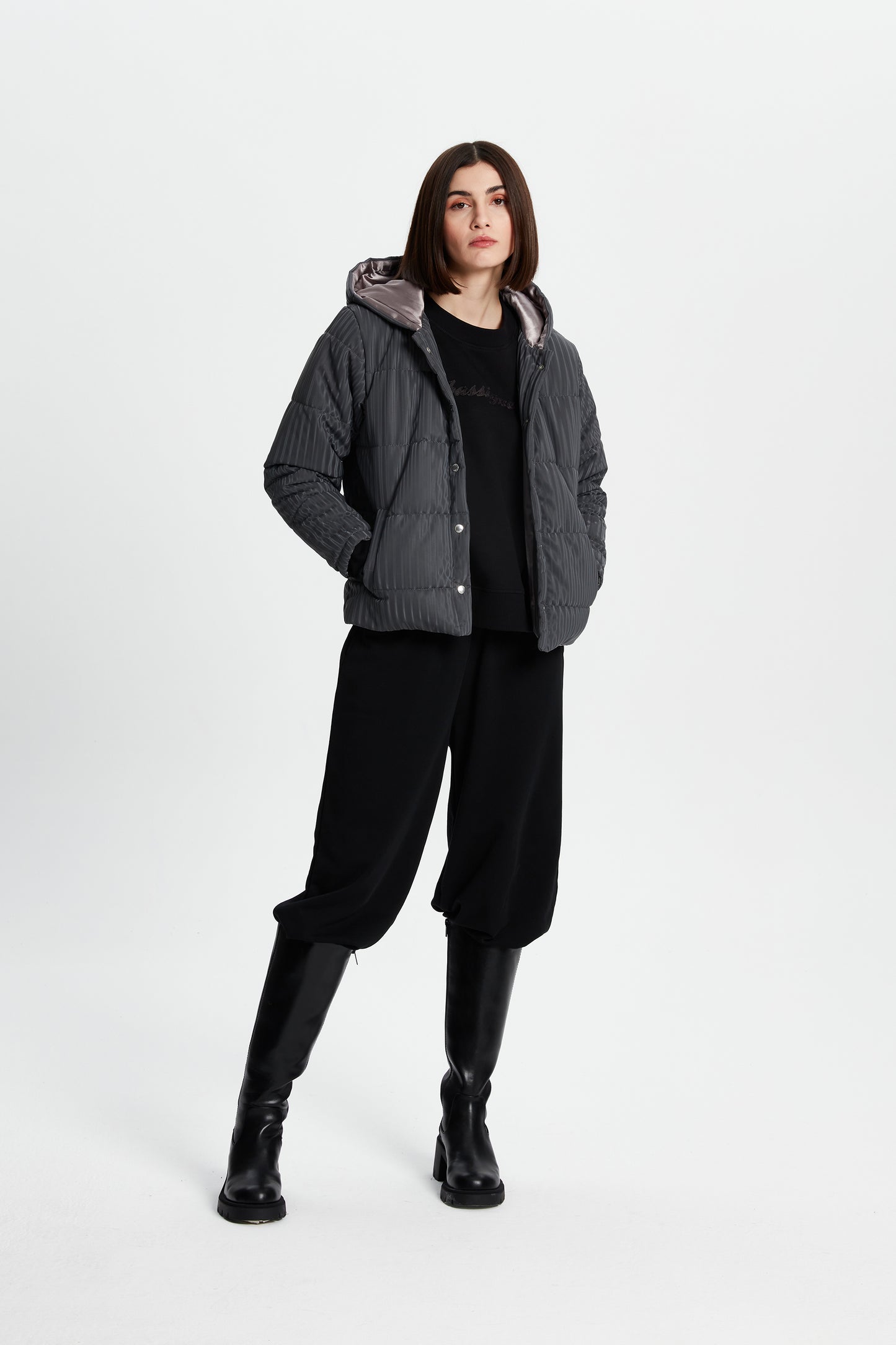 Iridescent Puffer Jacket