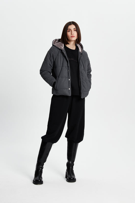 Iridescent Puffer Jacket