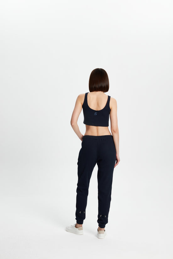 Load image into Gallery viewer, Waffle Sweatpants - Dark Navy
