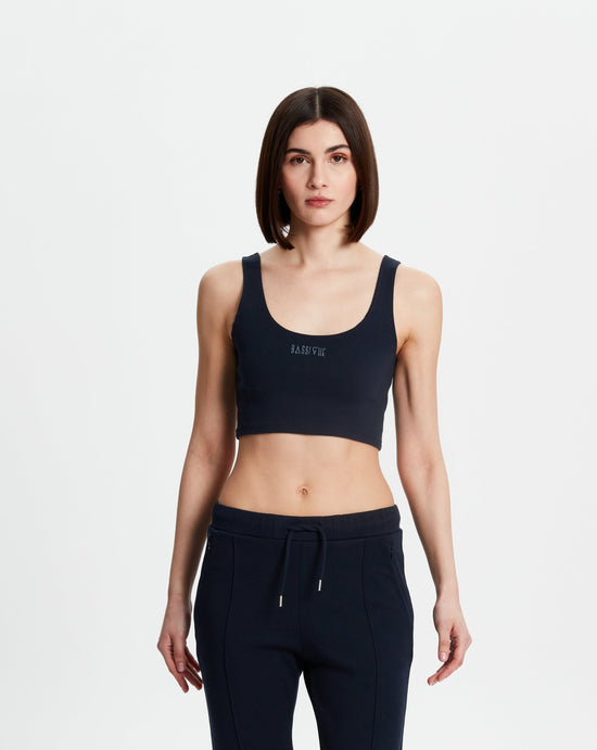 Cotton Tank Top - Dark Navy