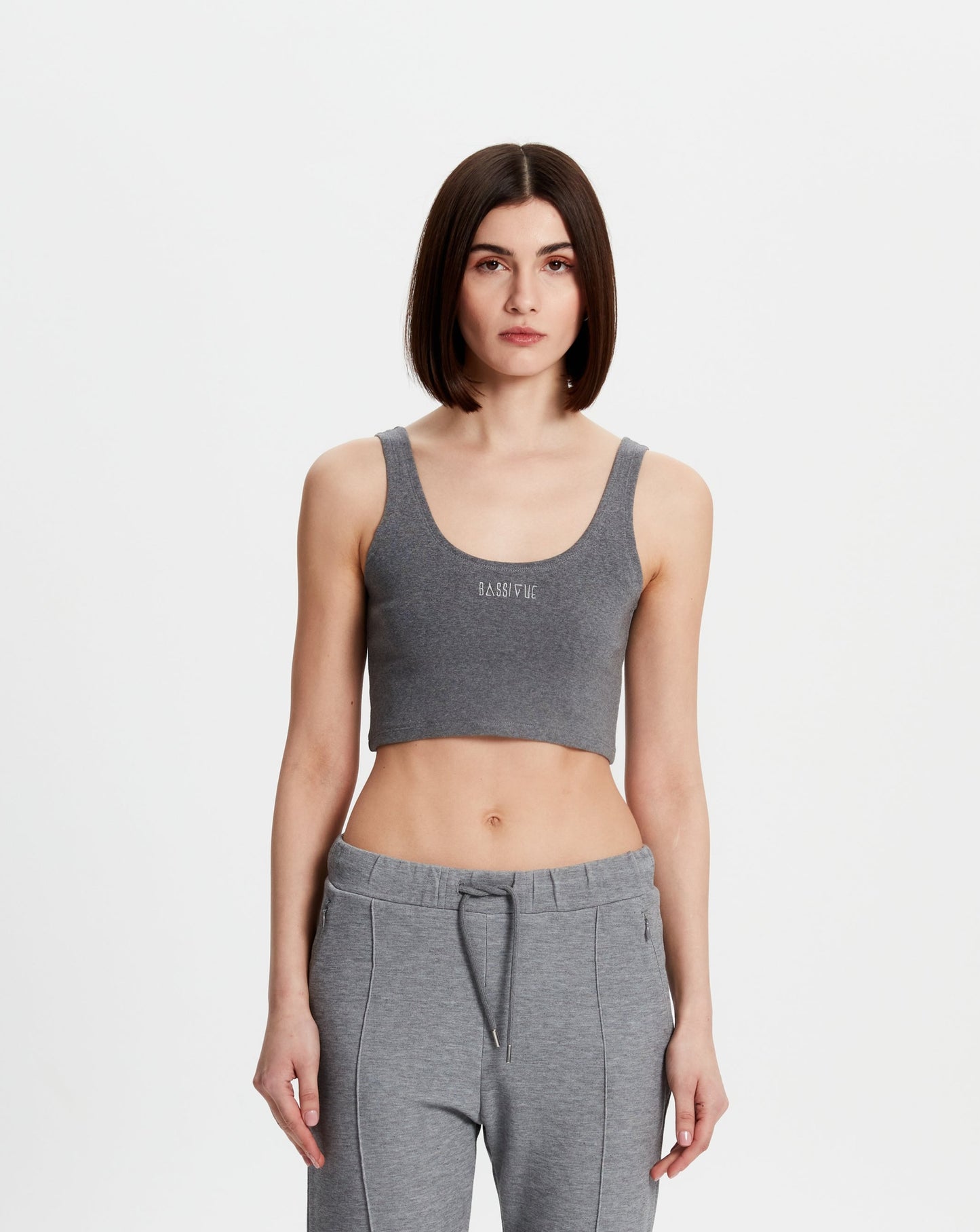 Cotton Tank Top - Grey