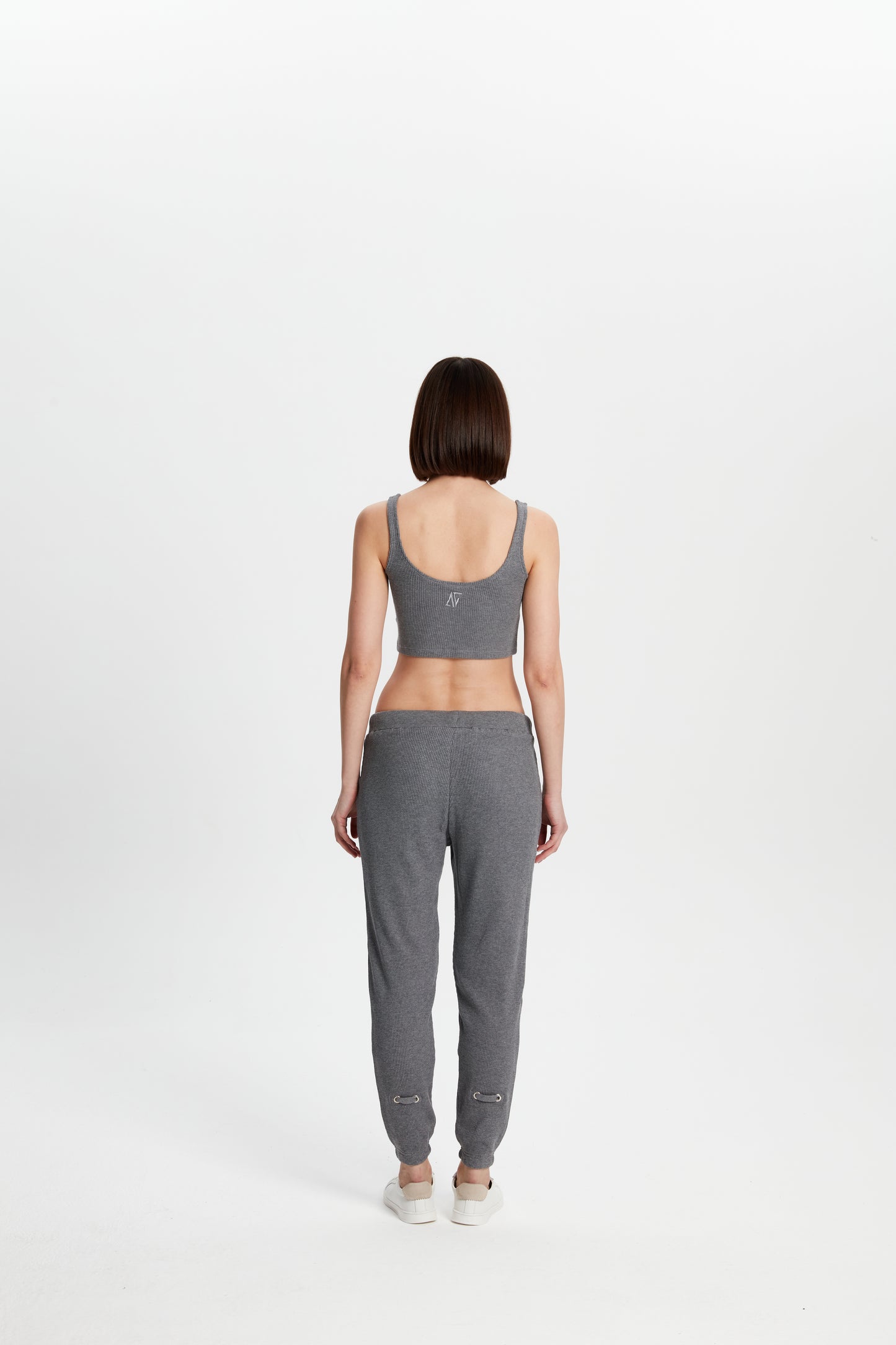 Waffle Sweatpants - Grey