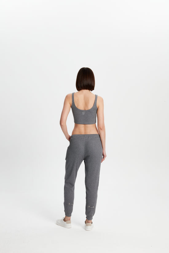 Waffle Sweatpants - Grey