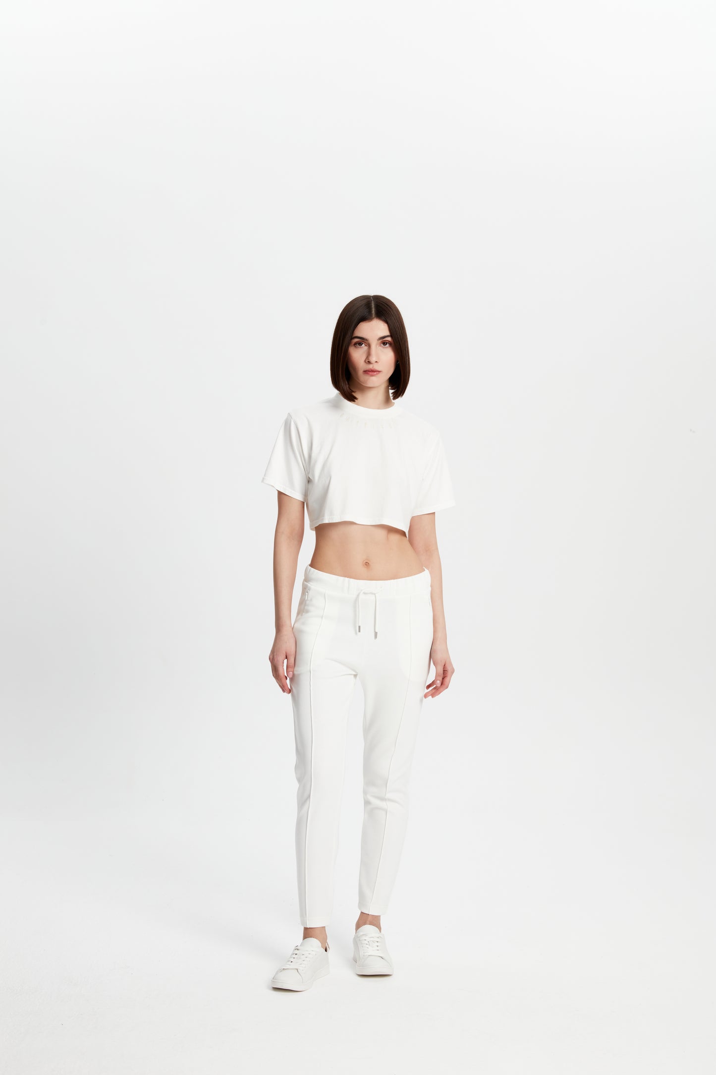 Crop T-shirt - Beyaz