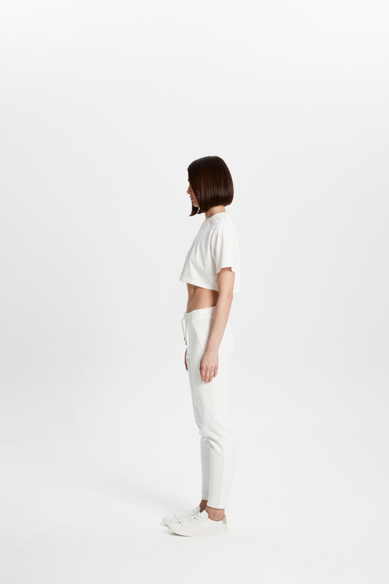 Crop T-shirt - Beyaz