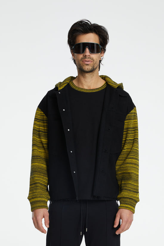 Denim Knit Jacket - Dalton