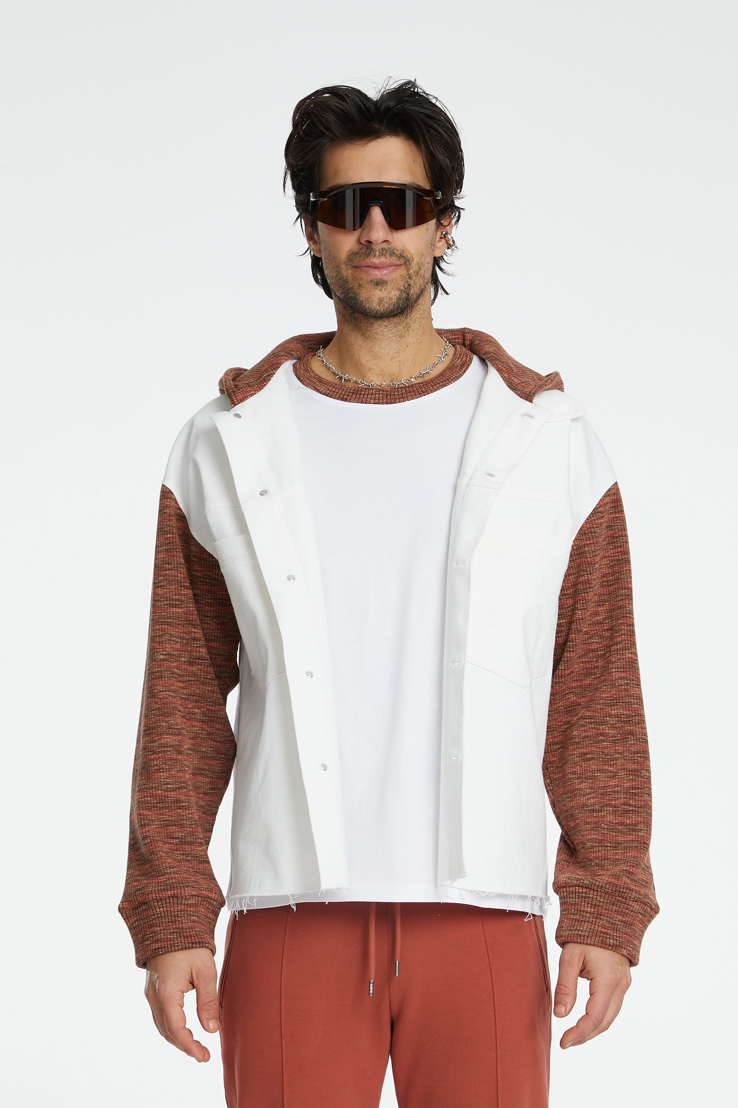 Denim Knit Jacket - Tenko