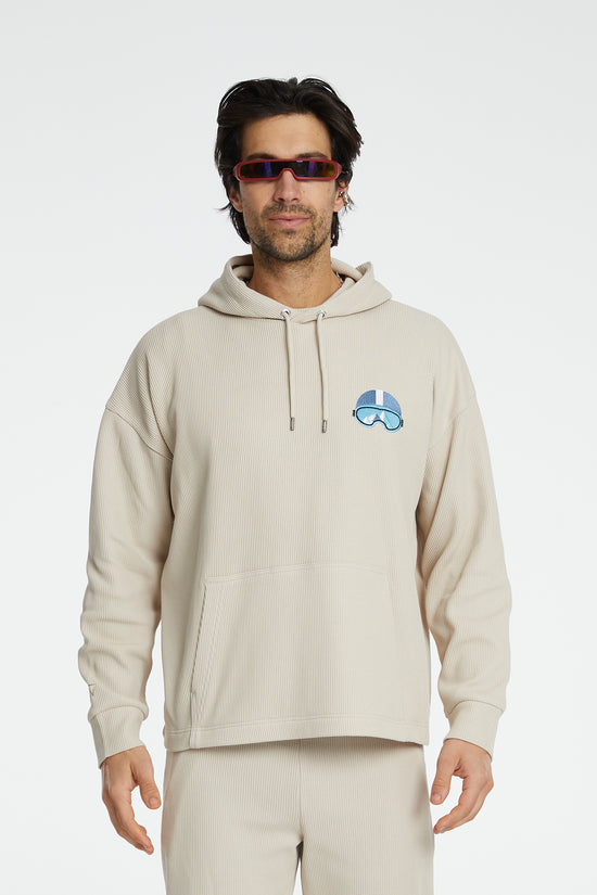 Waffle Hoodie - Warm Beige