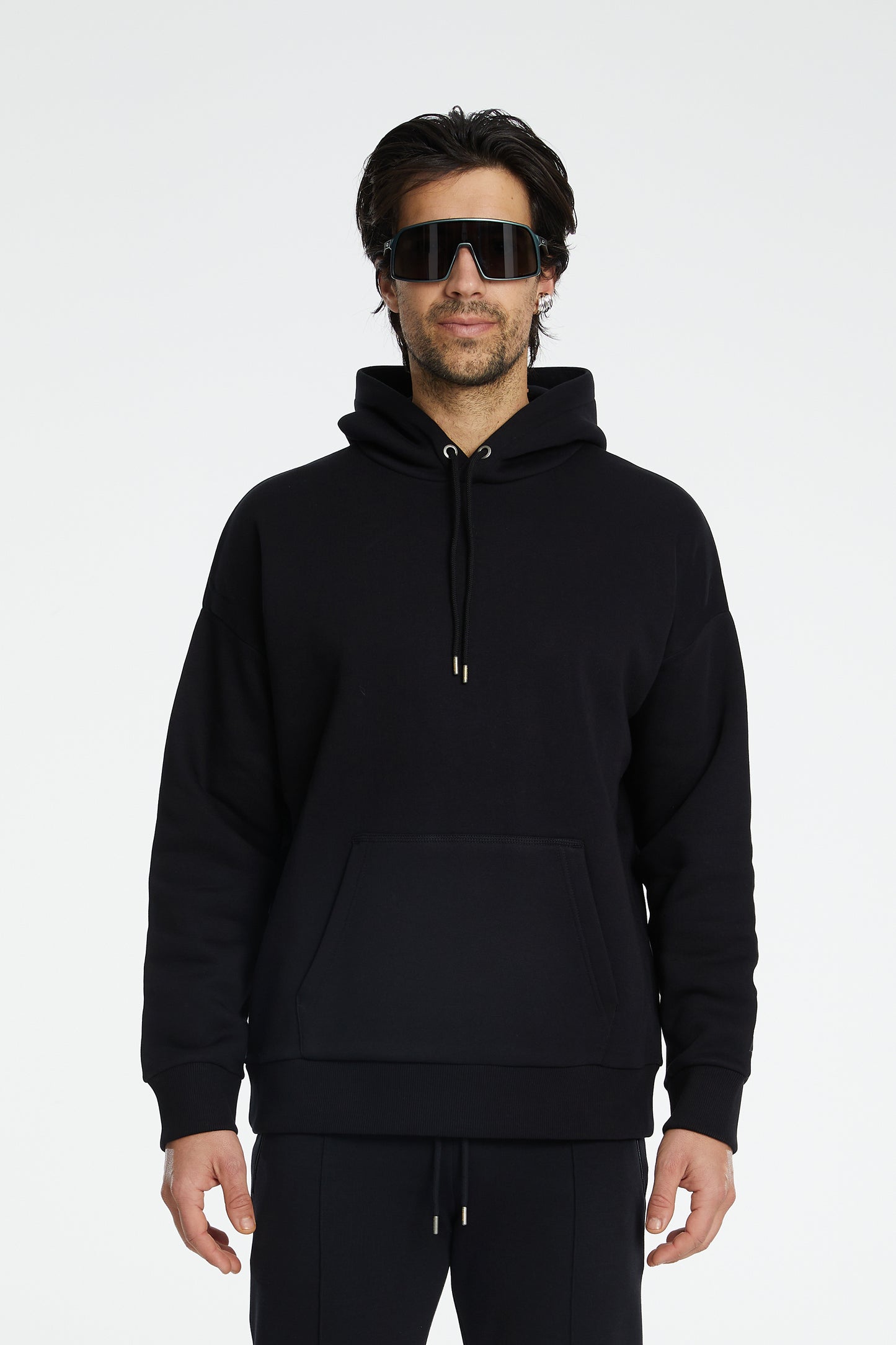 Cotton Hoodie - Black