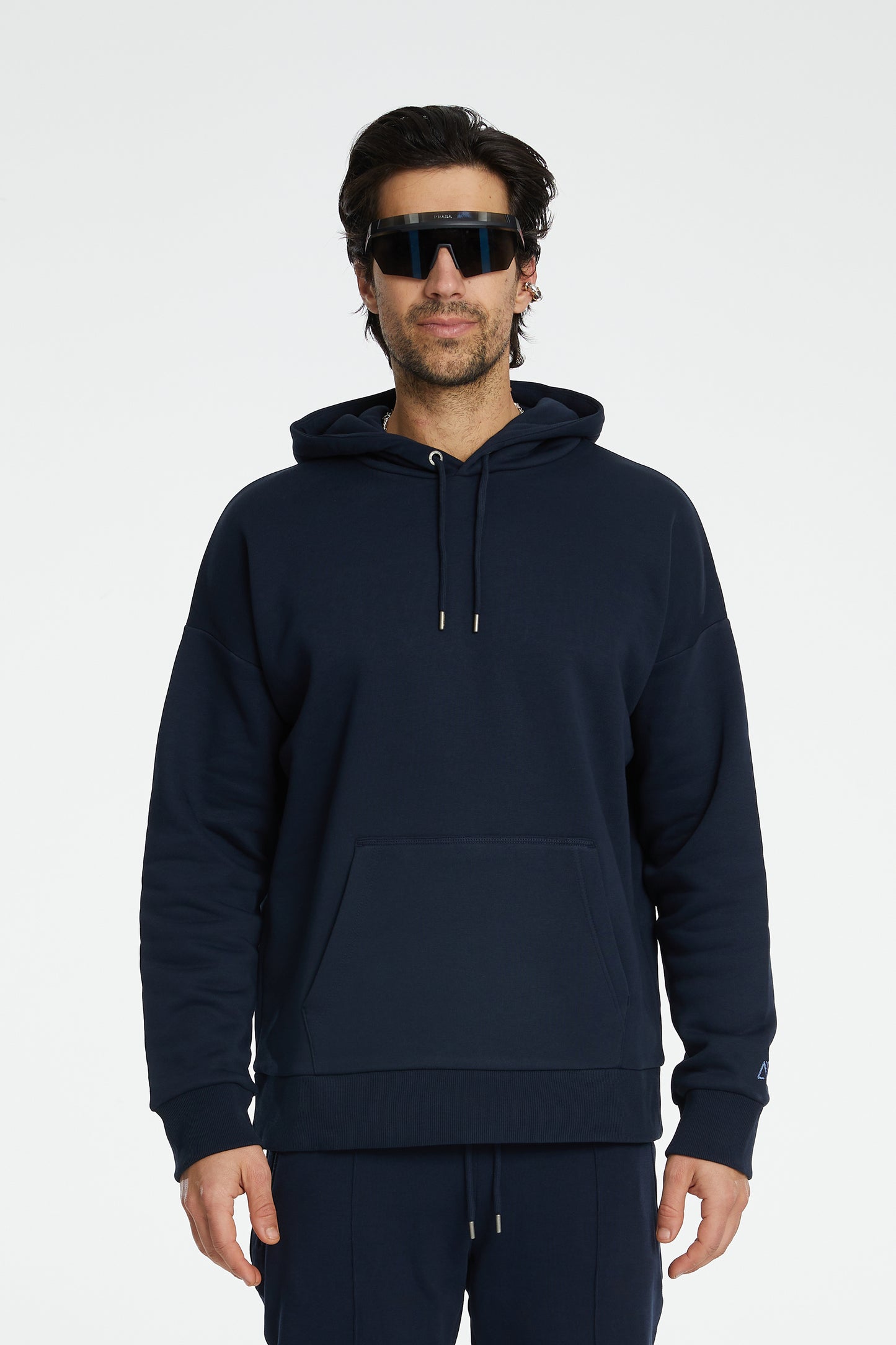 Cotton Hoodie - Dark Navy