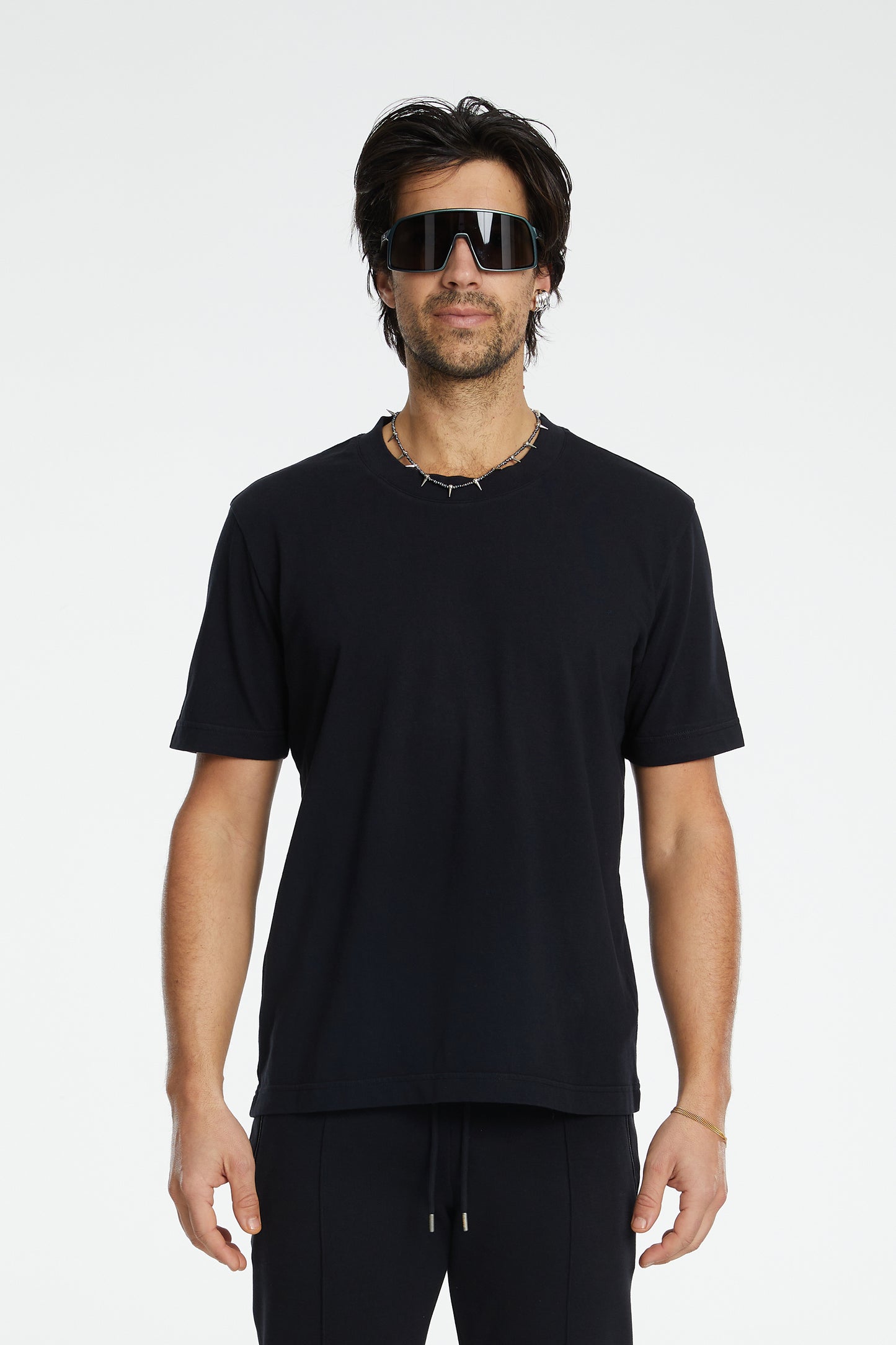 Cotton Basic T-Shirt - Black