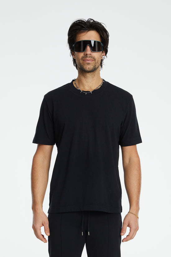 Cotton Basic T-Shirt - Black