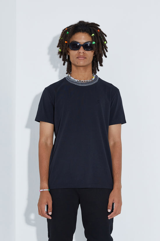 Knit T-Shirt - Black