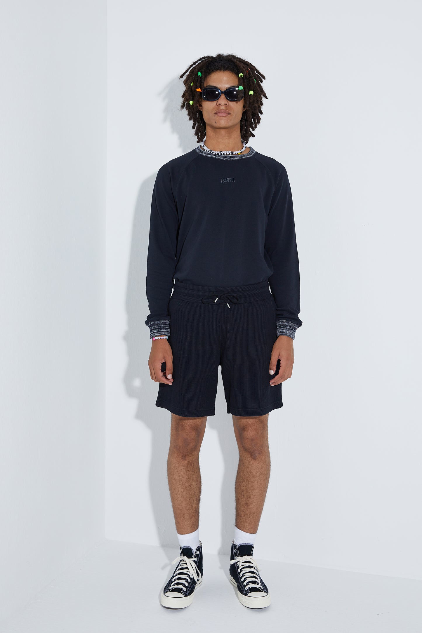 Waffle Shorts - Black