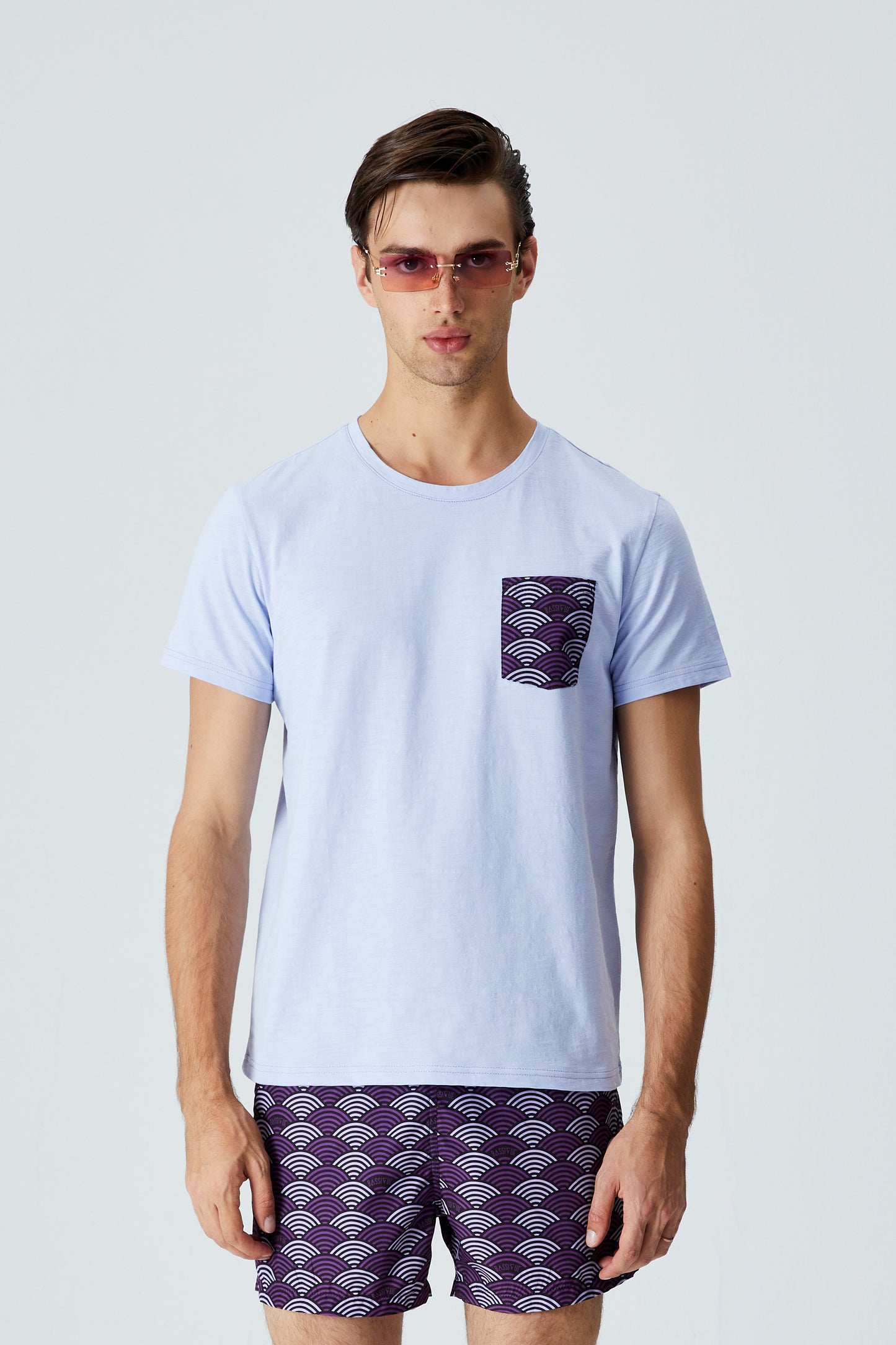 Pocket T-Shirt- Sparkling Grape