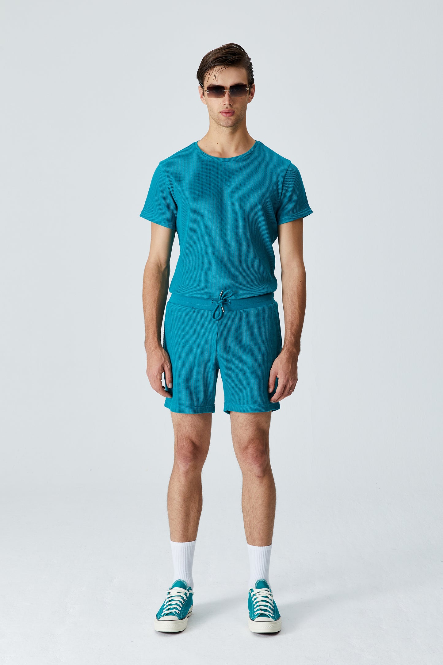 Waffle Shorts - Verdi Green