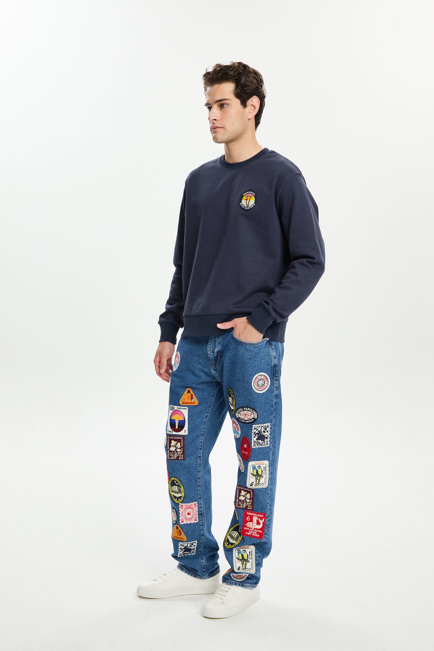 Sanremo Patch Crewneck Sweatshirt